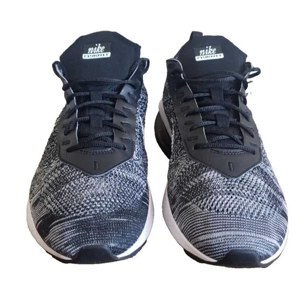 Nike Air Max Flyknit Racer Black White Oreo Men's Size 11 (DJ6106-001)